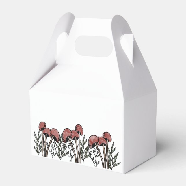 Caixa de Favoritos de Bonés de Cogumelo Vermelho (Frente)