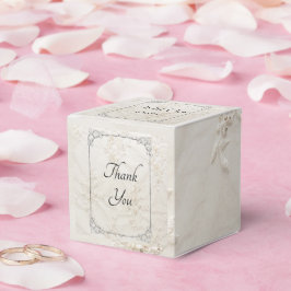 Caixa de Favoritos de Casamento de Locais Bordados