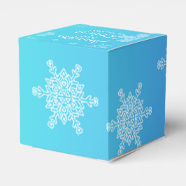 Caixa de Favoritos de Casamento de Neve Azul e Tea