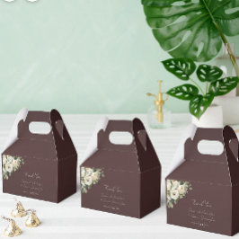 Caixa de Favoritos de Casamento de Rosas Romântico