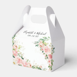 Caixa de Favoritos de Casamento de Rosas Rosa-Esbr