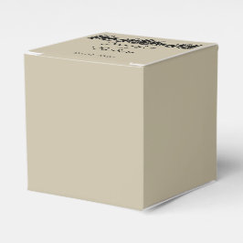 Caixa de Favoritos de Casamento Embarcado Floral P