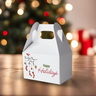 Caixa de Favoritos de Decoração de Natal Personali