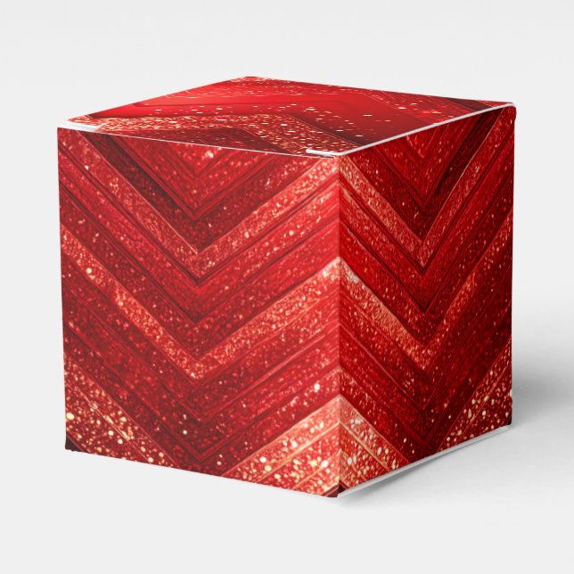 Caixa de Favoritos de Férias de Natal Vermelho Dec (Frente)