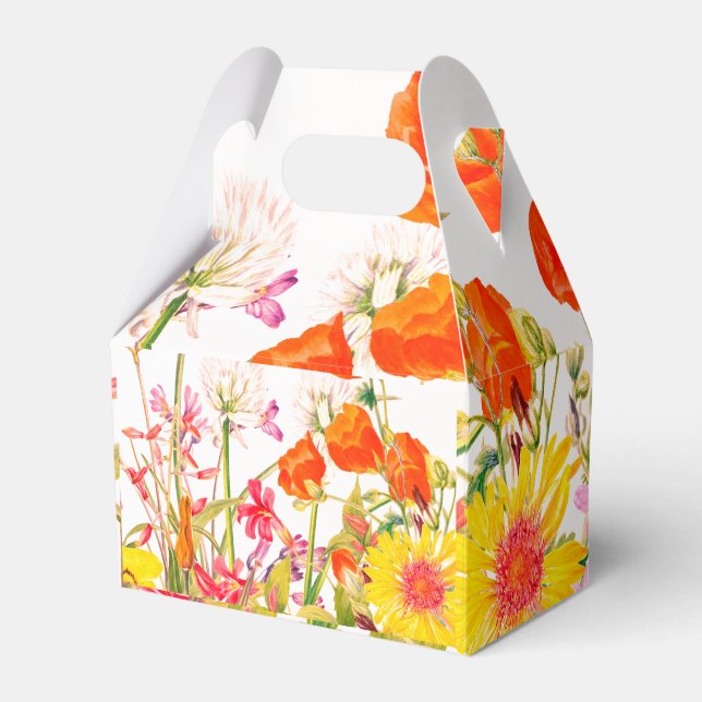 Caixa de Favoritos de Florais Laranja, Rosa e Amar (Frente)