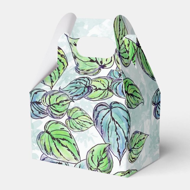 Caixa de Favoritos de Folhas Verdes (Frente)