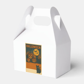 Caixa de Favoritos de Gato Preto e Abóbora do Hall