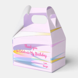 Caixa de Favoritos de Papel Legal rosa