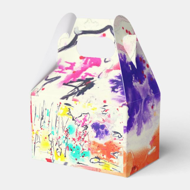 Caixa de Favoritos de Participantes Multicoloridos (Frente)