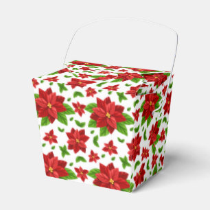 Caixa de Favoritos de Poinsettia de Natal