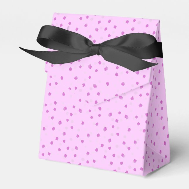 Caixa de Favoritos de Ponto Rosa Personalizável (Frente)