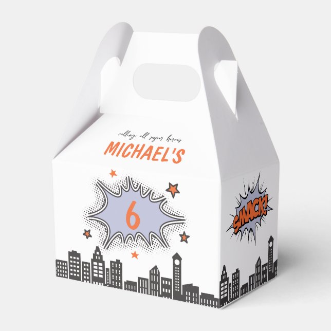 Caixa de Favoritos de qualquer idade do Super Heró (Frente)