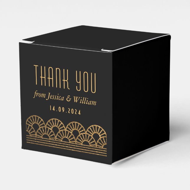 Caixa de Favoritos de Recepção de casamento de Art (Frente)