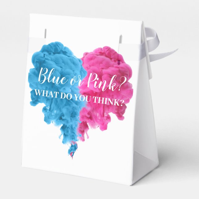 Caixa de Favoritos de Revelação de Gênero Pensado (Verso)