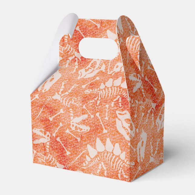 Caixa de Favoritos Dino Dig laranja (Frente)