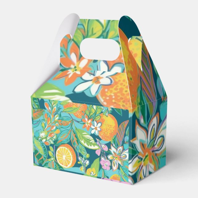 Caixa de Favoritos do Abacaxi Tropical Blue (Frente)