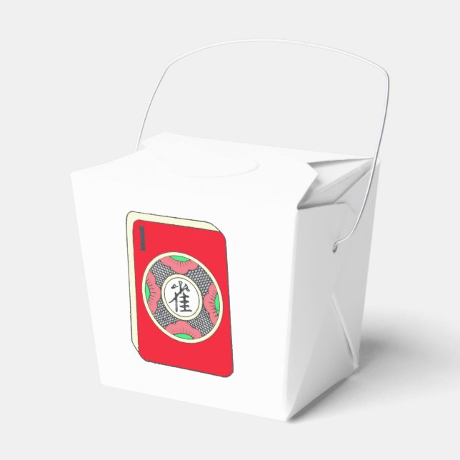 Caixa de Favoritos do Azulejo Mah Jongg One Dot (Frente)