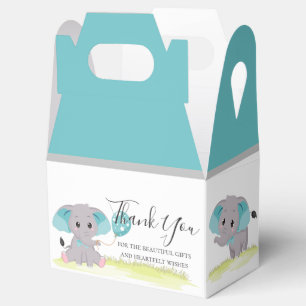Caixa de Favoritos do Balão Azul Elefante