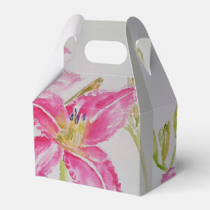 Caixa de Favoritos do Bolo de Casamento Floral Bon