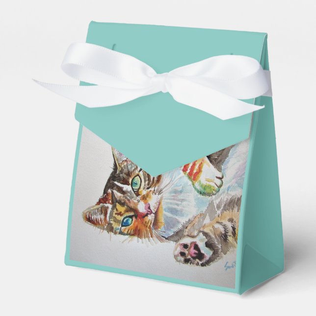 Caixa de Favoritos do Bolo de Festa de aniversário (Frente)