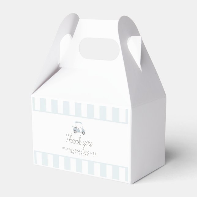 Caixa de favoritos do carrinho de golfe azul (Frente)