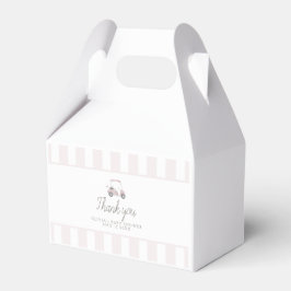 Caixa de favoritos do carrinho de golfe rosa