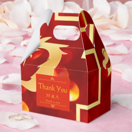 Caixa de Favoritos do Casamento do Dragão Vermelho
