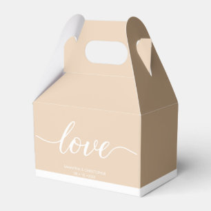 Caixa de Favoritos do Casamento Mínimo Branco e Cl