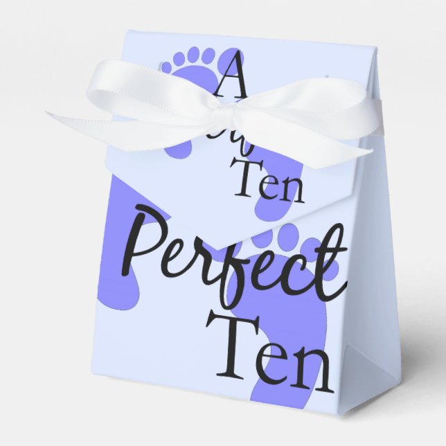 Caixa de Favoritos do Chá Baby Boy (Frente)