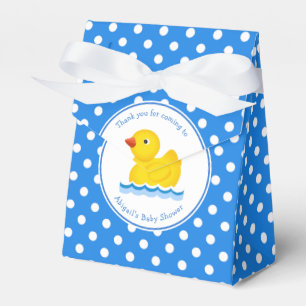 Caixa de Favoritos do Chá de fraldas Azul com Pat