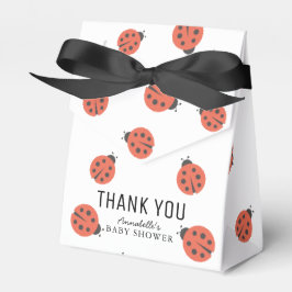 Caixa de Favoritos do Chá de fraldas Ladybug do In
