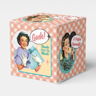 Caixa de Favoritos do Chá de panela Retro Bride Fe