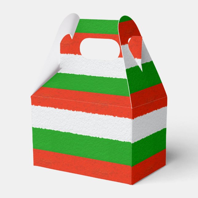 Caixa de Favoritos do Cimento Vermelho, Verde e Br (Verso)