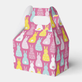 Caixa de Favoritos do Coelho Coelho de Páscoa rosa