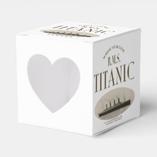 Caixa de Favoritos do Coração Branco do Navio Fa