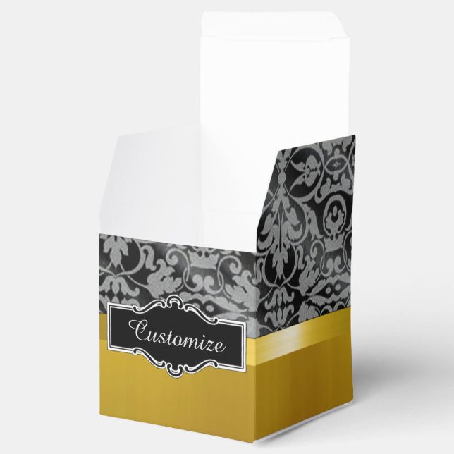 Caixa de Favoritos do Cubo de Damas Douradas e Pre (Aberto)