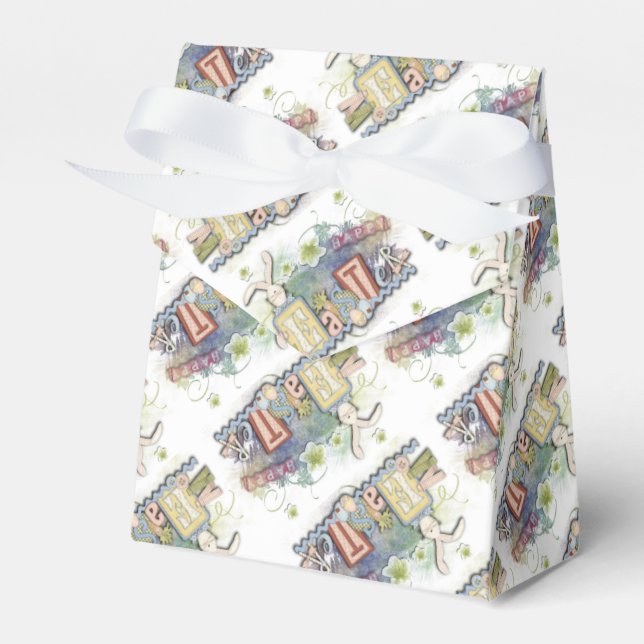 Caixa de Favoritos do Felz pascoa Coelhinho Românt (Frente)