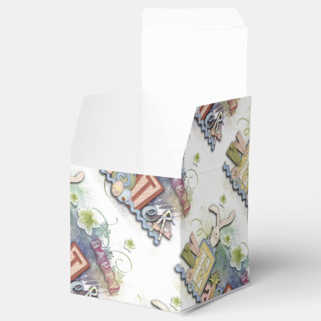 Caixa de Favoritos do Felz pascoa Coelhinho Românt (Aberto)