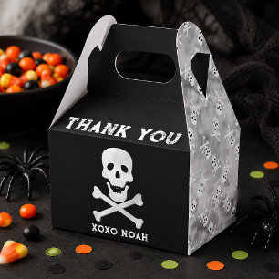 Caixa de Favoritos do Halloween do Caveira e Ossos