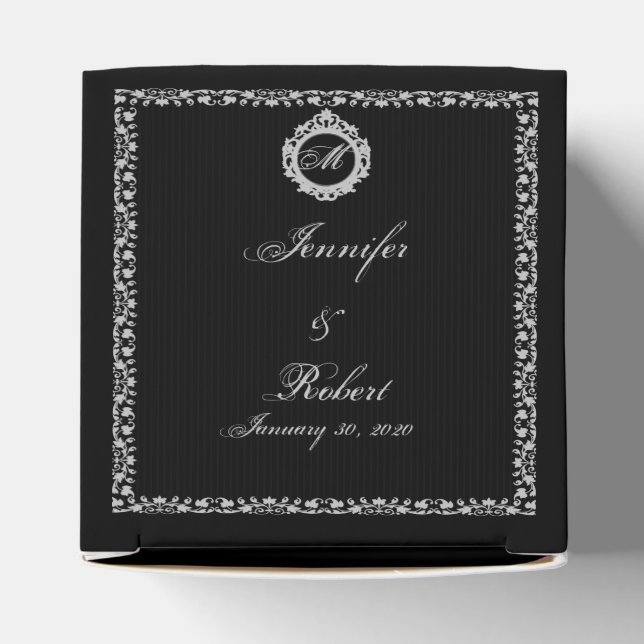 Caixa de Favoritos do Monograma de Quadro Gótico (Topo)