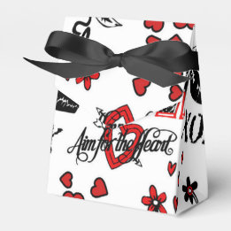 Caixa de Favoritos do Namorados Branco Vermelho Pr