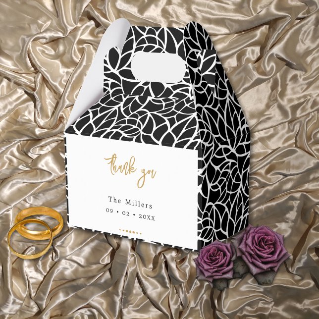 Caixa de Favoritos do Padrão de Folha abstrato (Abstract Leaf Pattern Favor Box)