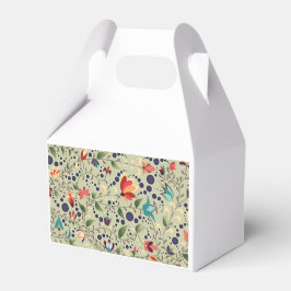 Caixa de Favoritos do Padrão Floral Elegante