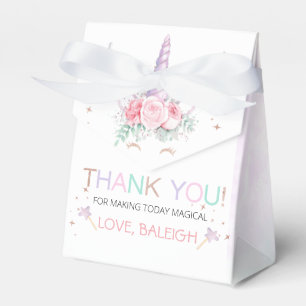 Caixa de Favoritos do Pastel Rainbow Unicorn Birth