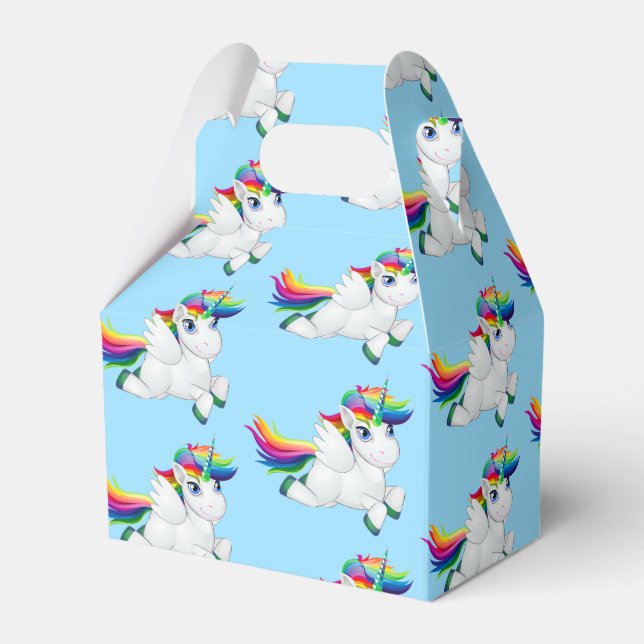 Caixa de Favoritos do Rainbow Unicorn Party (Frente)