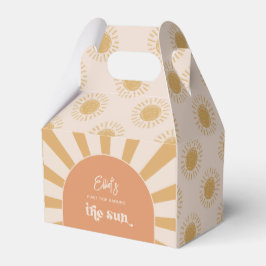 Caixa de Favoritos do Sol rosa e Dourada