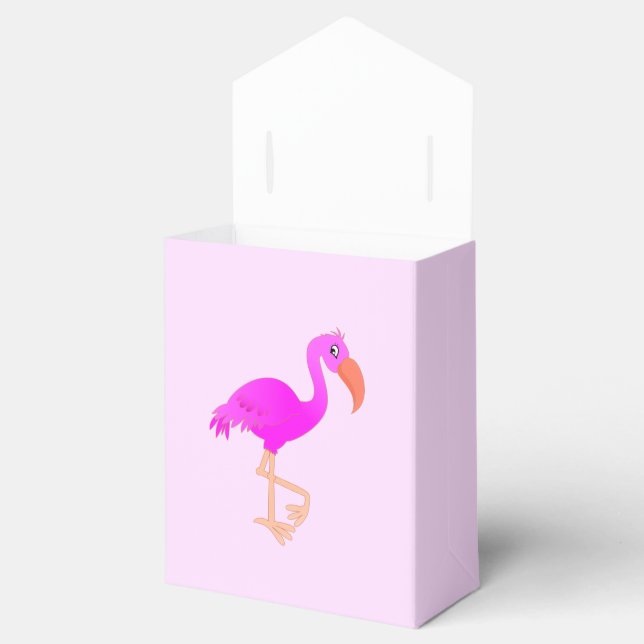 Caixa de Favoritos Flamingo Rosa - Suas Cores / Te (Aberto)