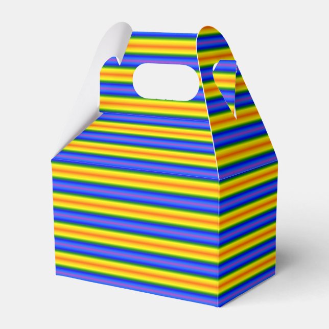 Caixa de Favoritos Gable Azul e Amarelo (Frente)