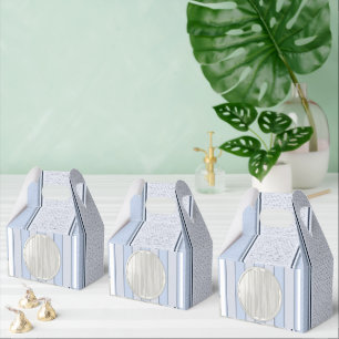 Caixa de Favoritos Gable Azul e Branco