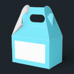 Caixa de Favoritos Gable Azul Icy<br><div class="desc">Caixas de favoritos azuis com um espaço em branco de vazio para gravar qualquer nome ou mensagem.</div>